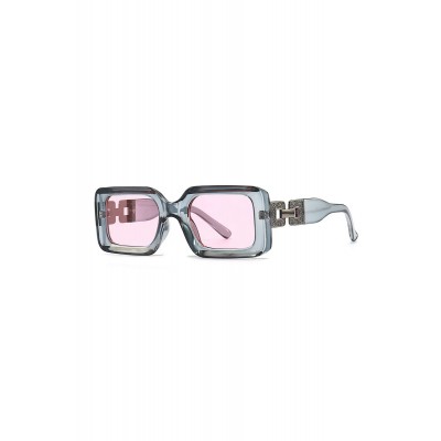 Γκρι με ροζ φακούς Γυναικεία γυαλιά ηλίου πολυτελείας