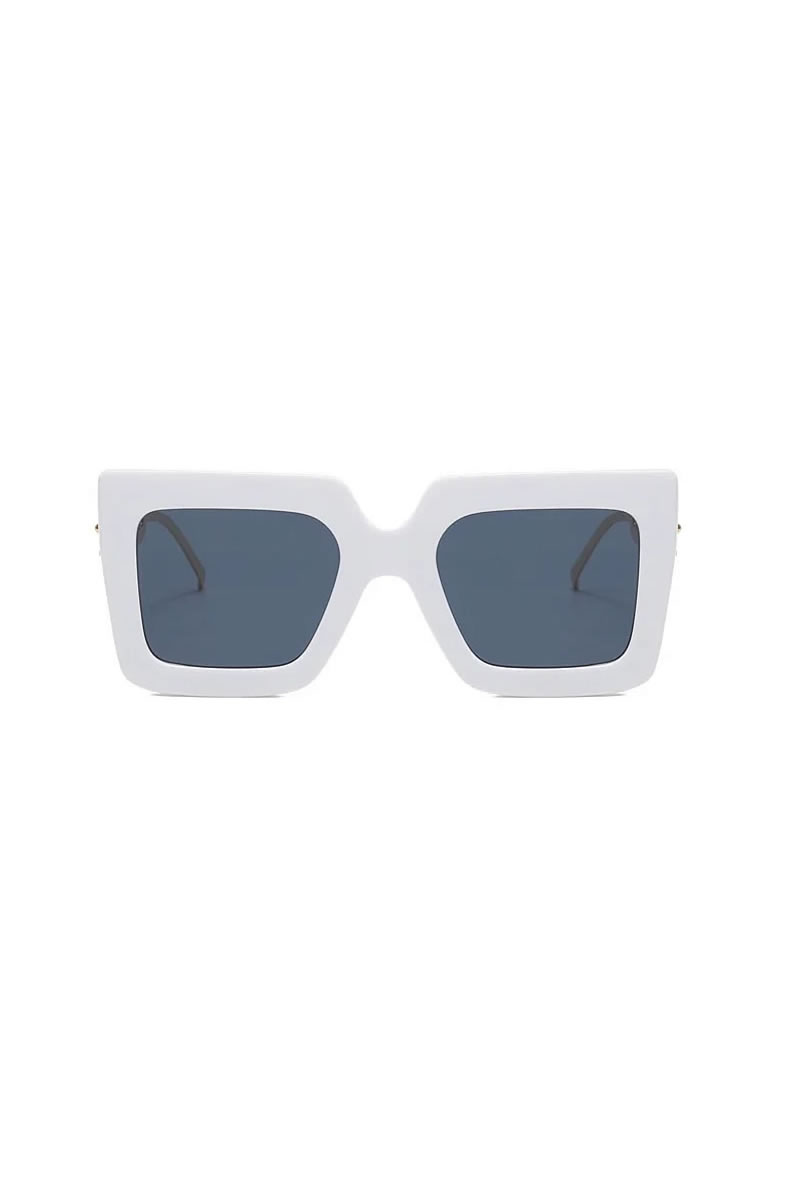 Λευκά υπερμεγέθη γυαλιά ηλίου 2024