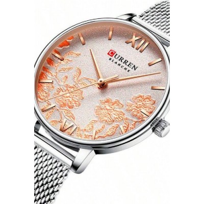Casual Business Silver ρολόι με Μεταλλικό Μπρασελέ