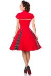 Κόκκινο vintage-φόρεμα-με-μπολερό
