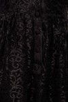 Gothic, προκλητικό, μαύρο μίνι βραδυνό φόρεμα.