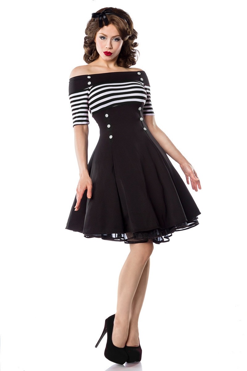 Rockabilly φόρεμα εκλεκτής ποιότητας σε pin-up στυλ,   Ένα κομψό και μοντέρνο ρετρό φόρεμα .